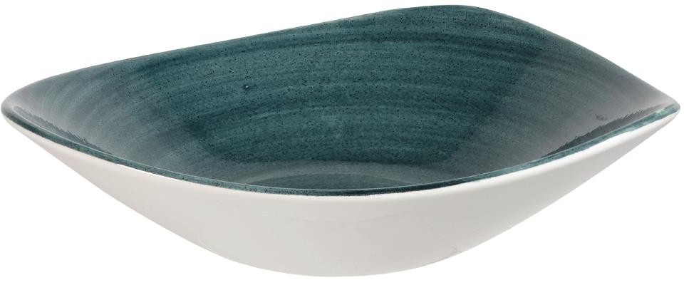  Churchill Bols triangulaires Stonecast Patina Rustic Teal 235mm (Lot de 12) 