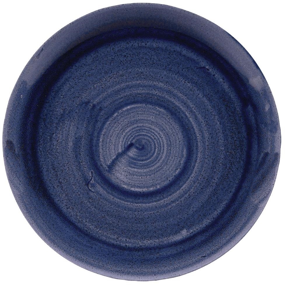  Churchill Assiettes rondes Stonecast Patina Cobalt 288mm (Lot de 12) 