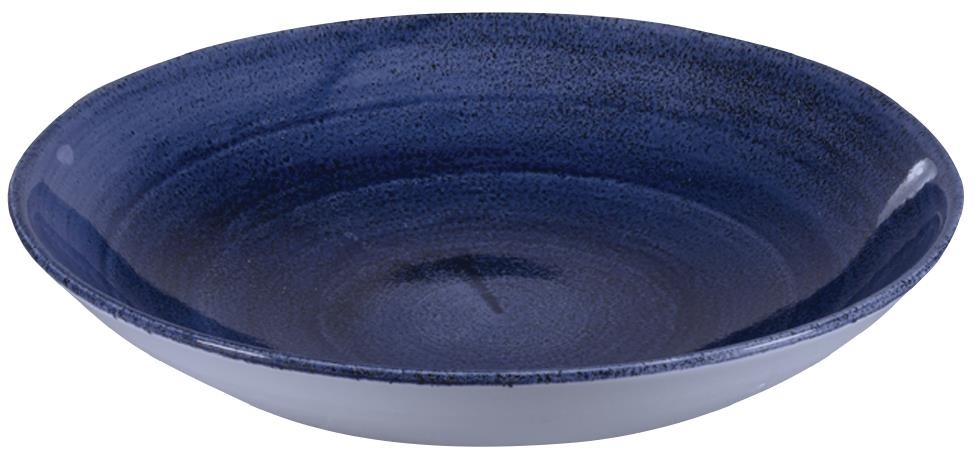  Churchill Assiettes coupes rondes Stonecast Patina Cobalt 248mm (Lot de 12) 