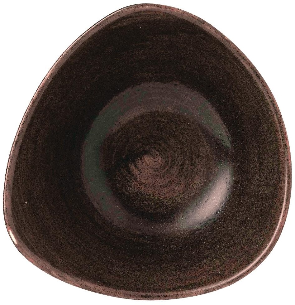  Churchill Bols triangulaires Stonecast Patina Lotus Iron Black 178mm (Lot de 12) 