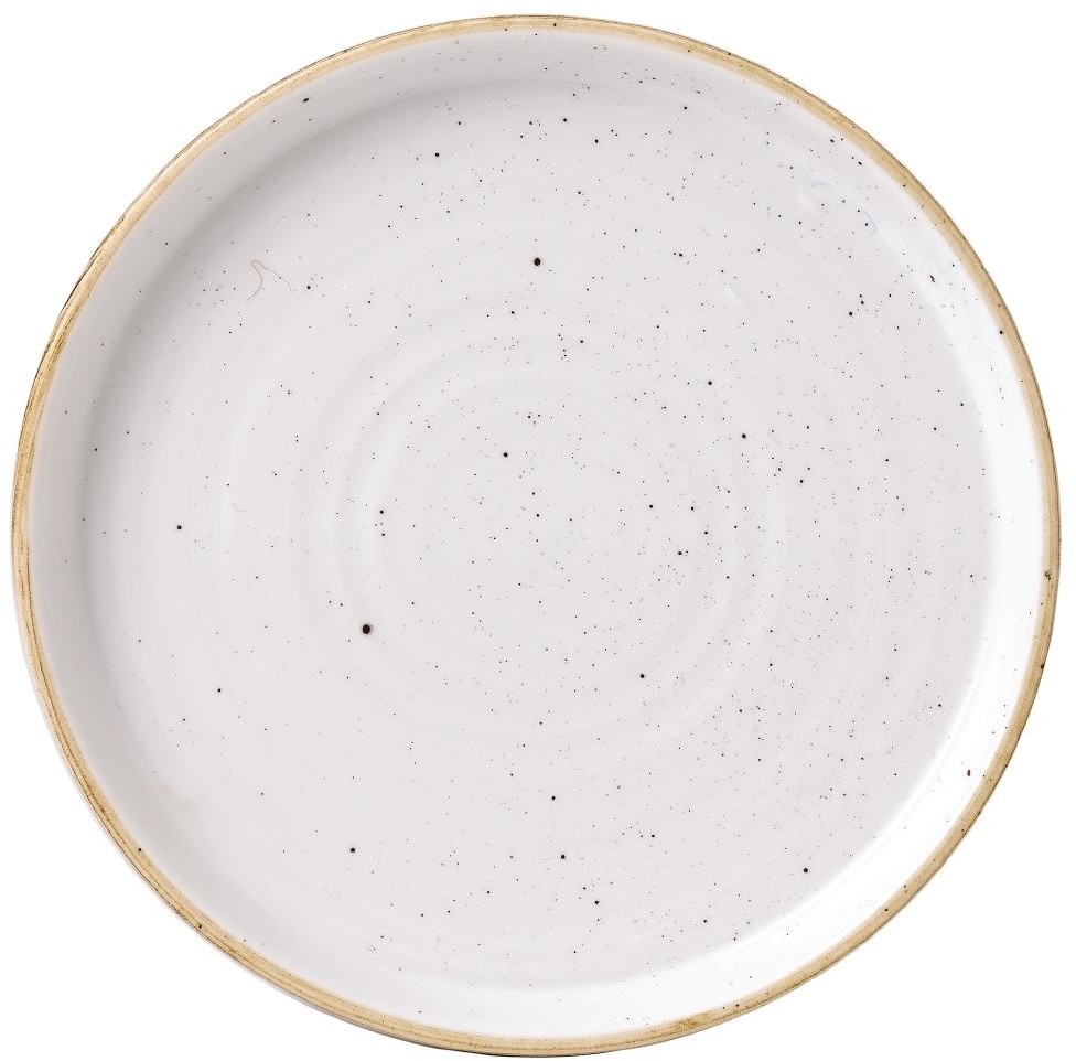  Churchill Assiettes avec rebord Stonecast Barley White 157mm (Lot de 6) 
