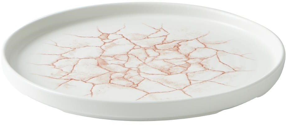  Churchill Assiettes avec rebord Studio Prints Kintsugi Coral 260mm (Lot de 6) 