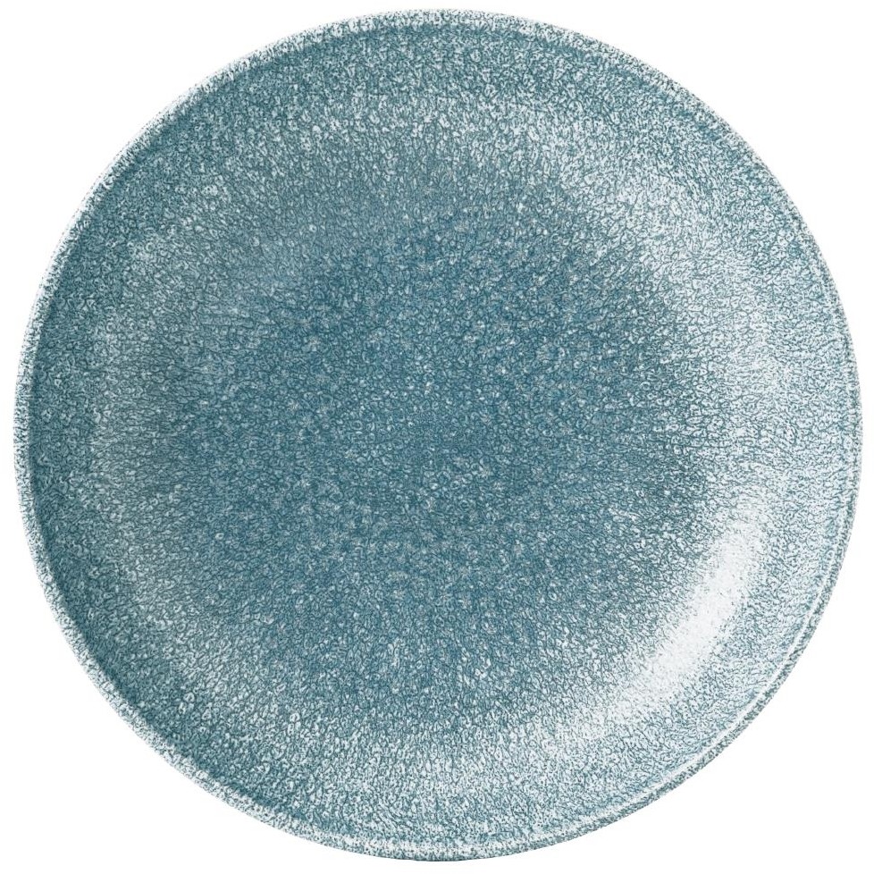 Churchill Assiettes coupe ronde Studio Prints Raku Topaz Blue 248mm (Lot de 12) 