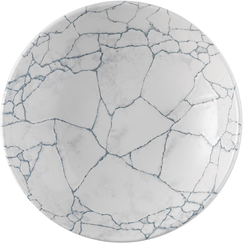  Churchill Assiettes coupe ronde Studio Prints Kintsugi Pearl Evolve Grey 248mm (Lot de 12) 