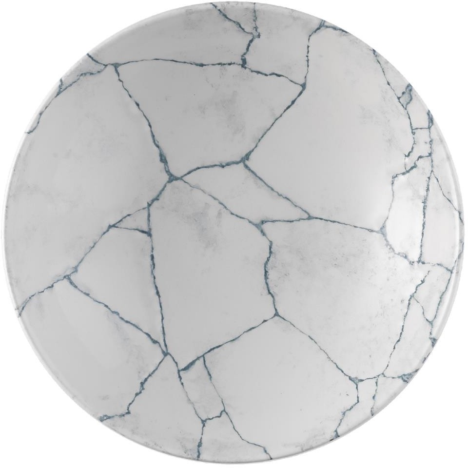  Churchill Assiettes coupes rondes Studio Prints Kintsugi Pearl Evolve Grey 182mm (Lot de 12) 
