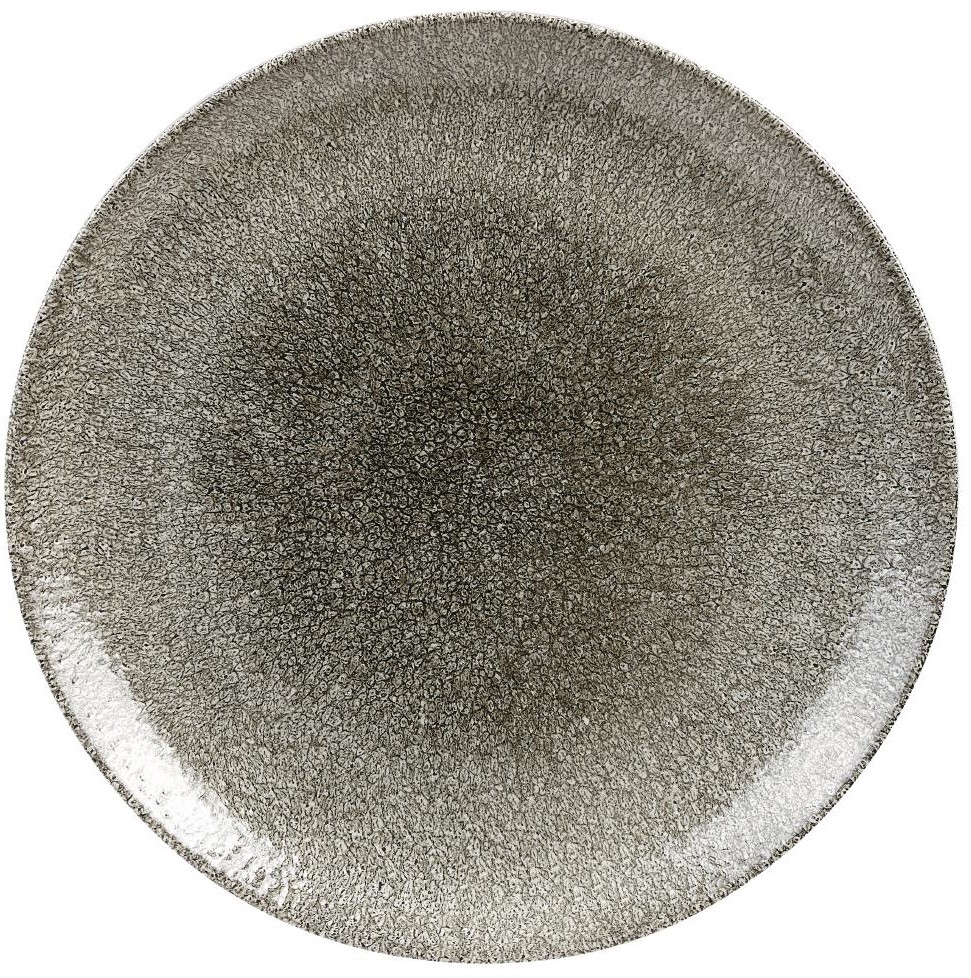  Churchill Assiettes rondes Studio Prints Raku Quartz Black 288mm (Lot de 12) 