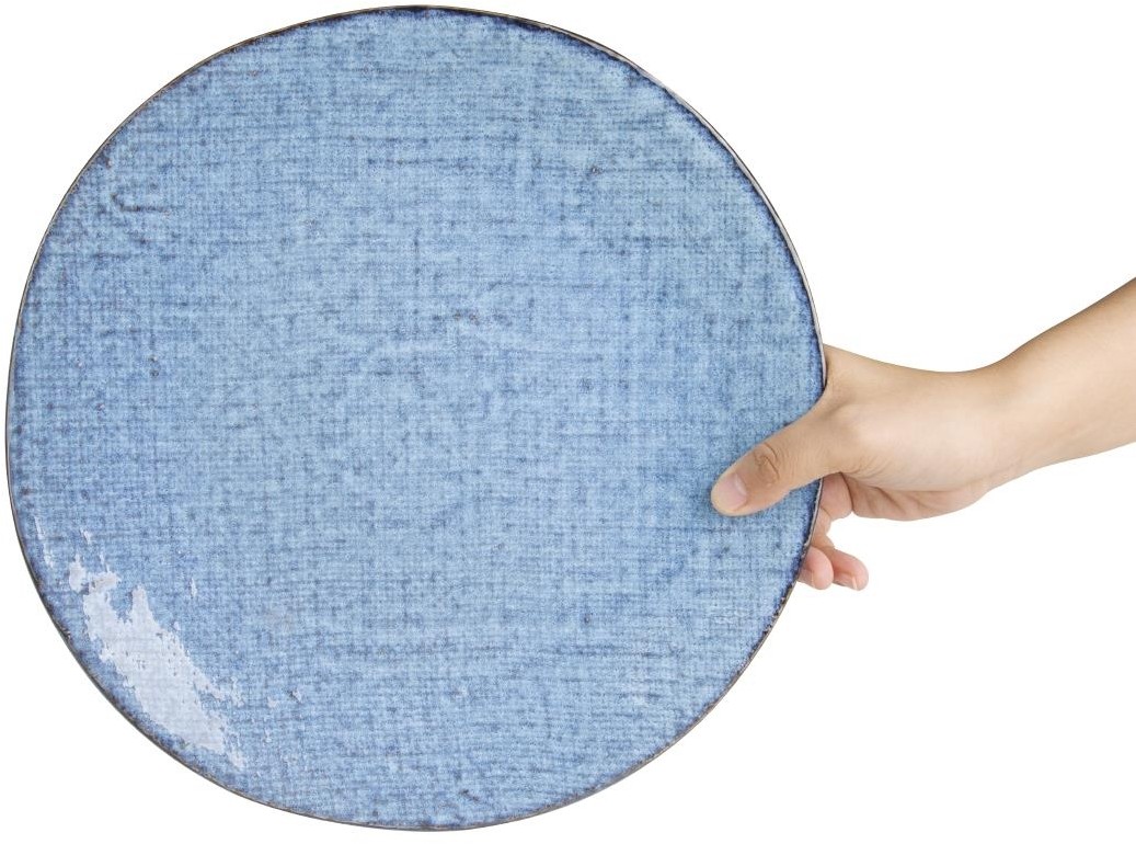  Olympia Assiettes plates Denim Blue 285 mm (lot de 4) 