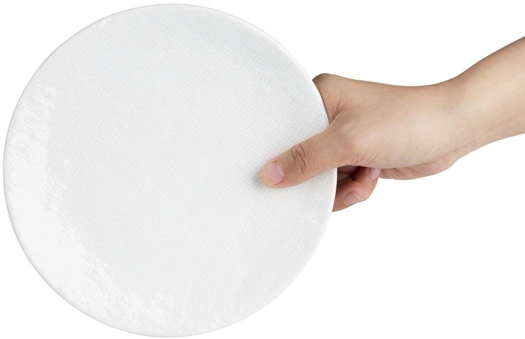  Olympia Assiettes plates Denim White 180 mm (lot de 6) 