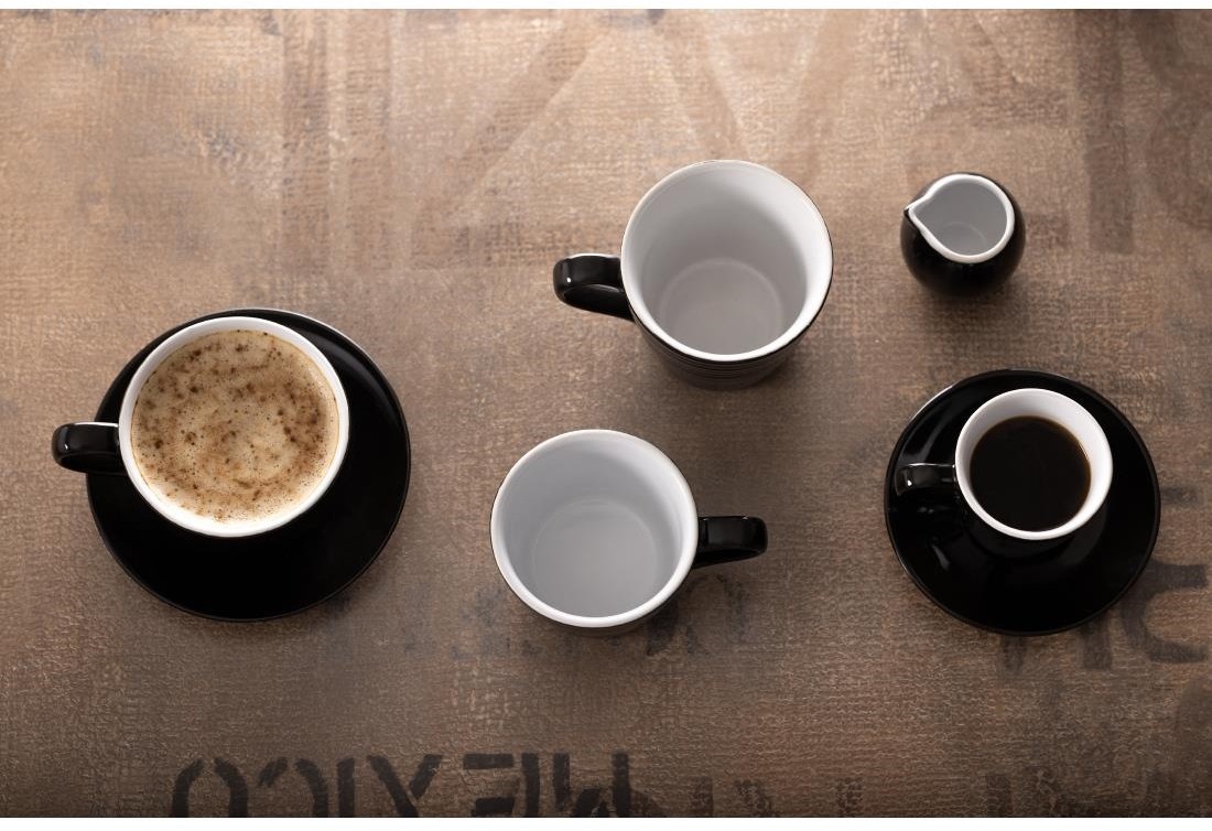  Olympia Tasses &agrave; latte Caf&eacute; noires 340ml (lot de 12) 