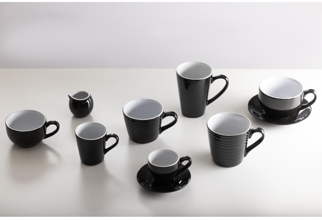  Olympia Mugs Aroma Caf&eacute; noirs 230ml (lot de 6) 