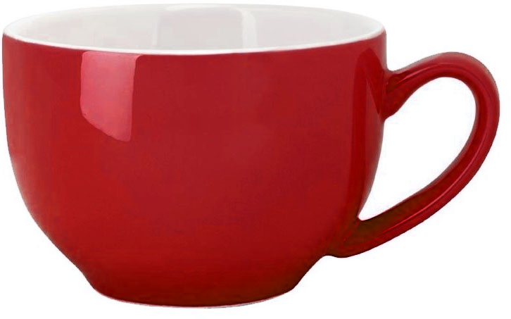  Olympia Tasse cappuccino rouge 340ml 