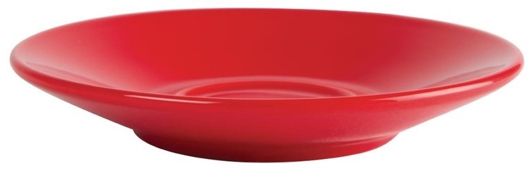  Olympia Soucoupe pour tasse espresso rouge 117mm 