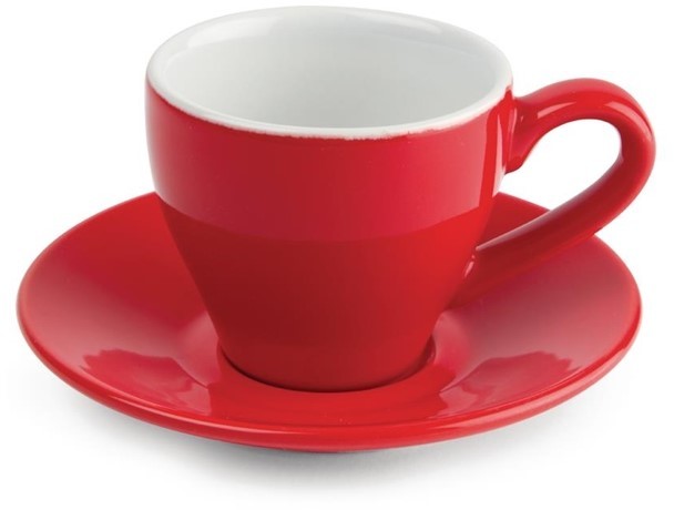  Olympia Soucoupe pour tasse espresso rouge 117mm 