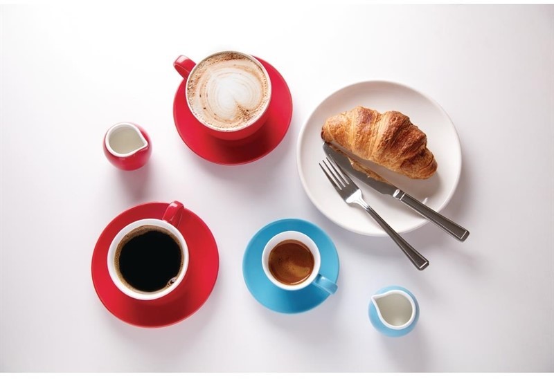  Olympia Soucoupe pour tasse espresso rouge 117mm 
