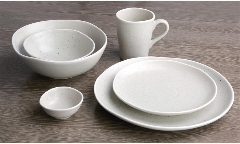  Olympia Assiettes plates sable Chia 27 cm (x6) 