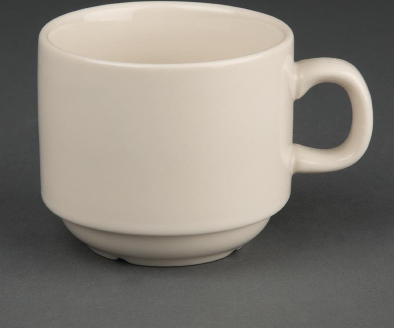  Olympia Tasse &agrave; th&eacute; empilable Ivory 206ml 