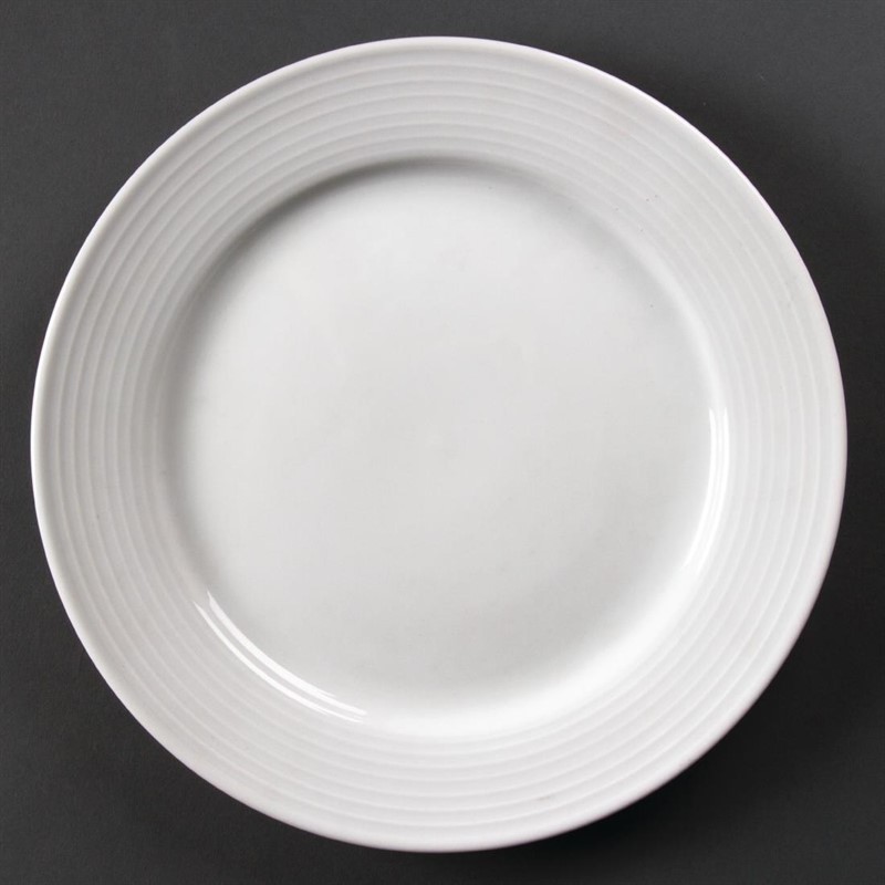  Olympia Assiettes &agrave; bord large Linear 250mm 