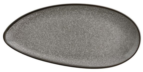  Olympia Assiettes feuille Mineral 305mm 