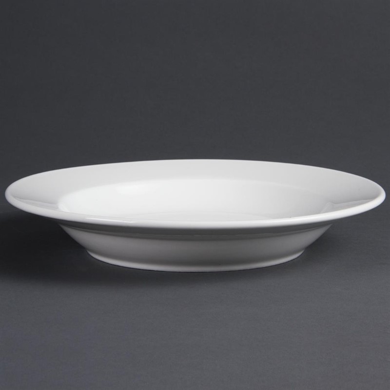  Olympia Assiettes creuses blanches 270mm 