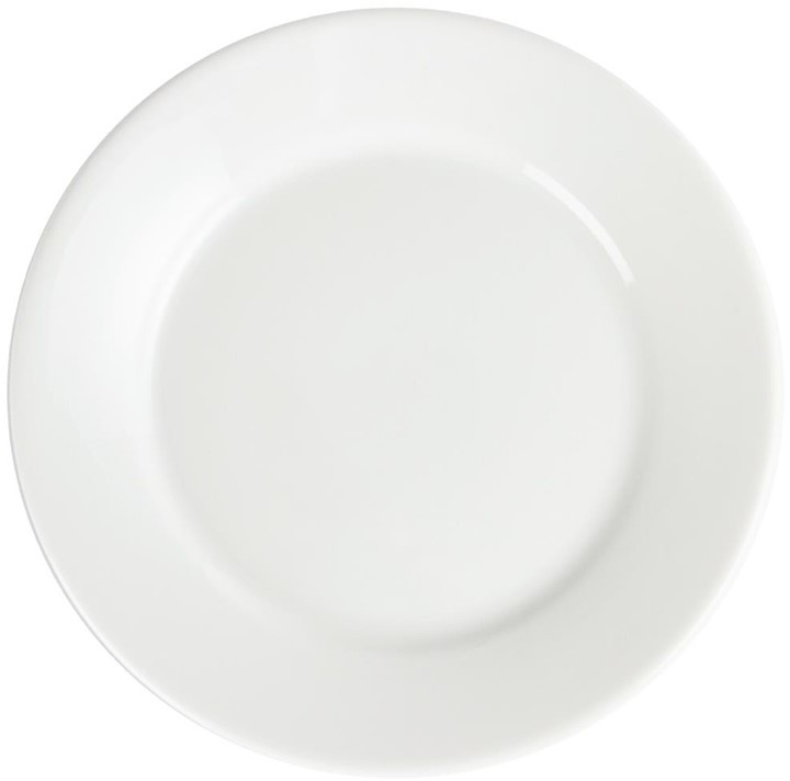  Olympia Assiettes &agrave; bord large blanches 230mm 
