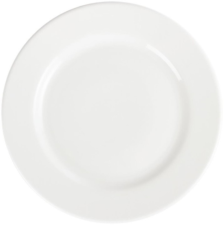  Olympia Assiettes &agrave; bord large blanches 310mm 