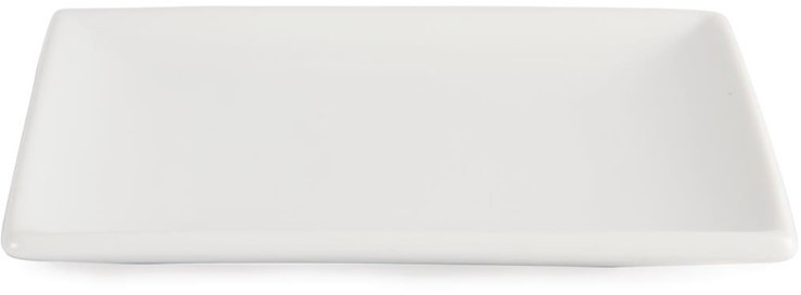  Olympia Assiettes carr&eacute;es blanches 140mm 