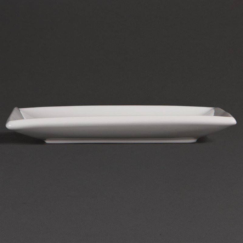  Olympia Assiettes carr&eacute;es blanches 180mm 