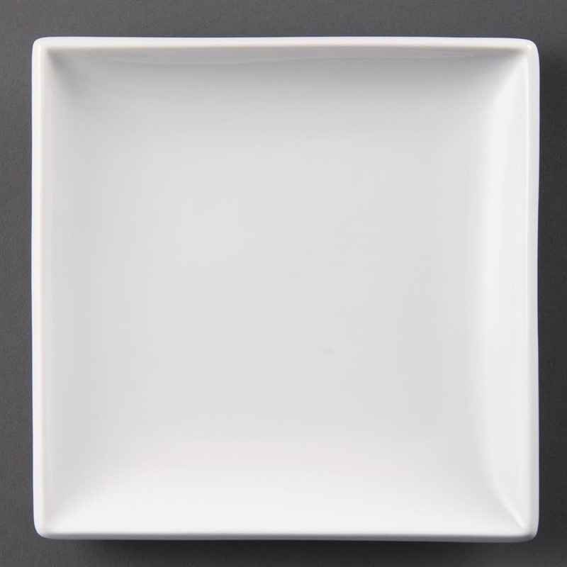  Olympia Assiettes carr&eacute;es blanches 240mm 