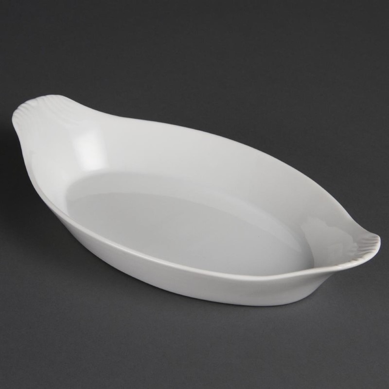  Olympia Plats ovales &agrave; oreilles blancs 290 x 166mm 