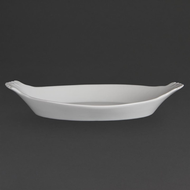  Olympia Plats ovales &agrave; oreilles blancs 320 x 177mm 