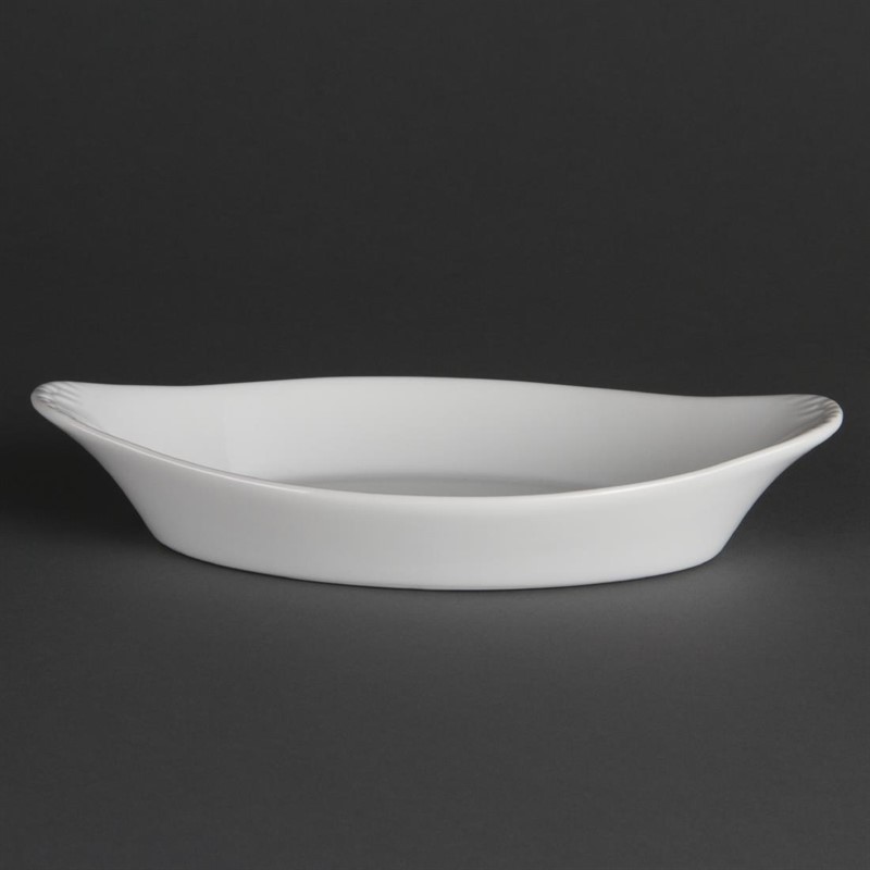  Olympia Plats ovales &agrave; oreilles blancs 253 x 140mm 