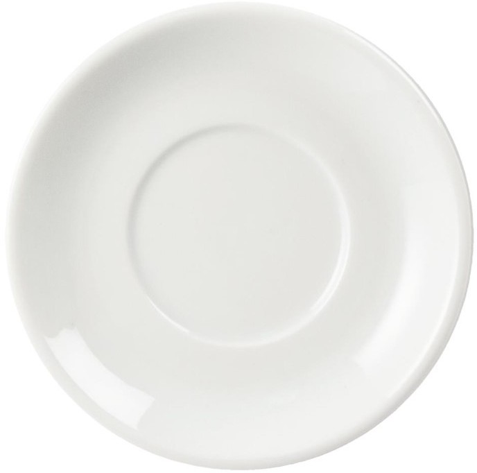  Olympia Soucoupe pour tasse &agrave; espresso empilable blanche Olympia 