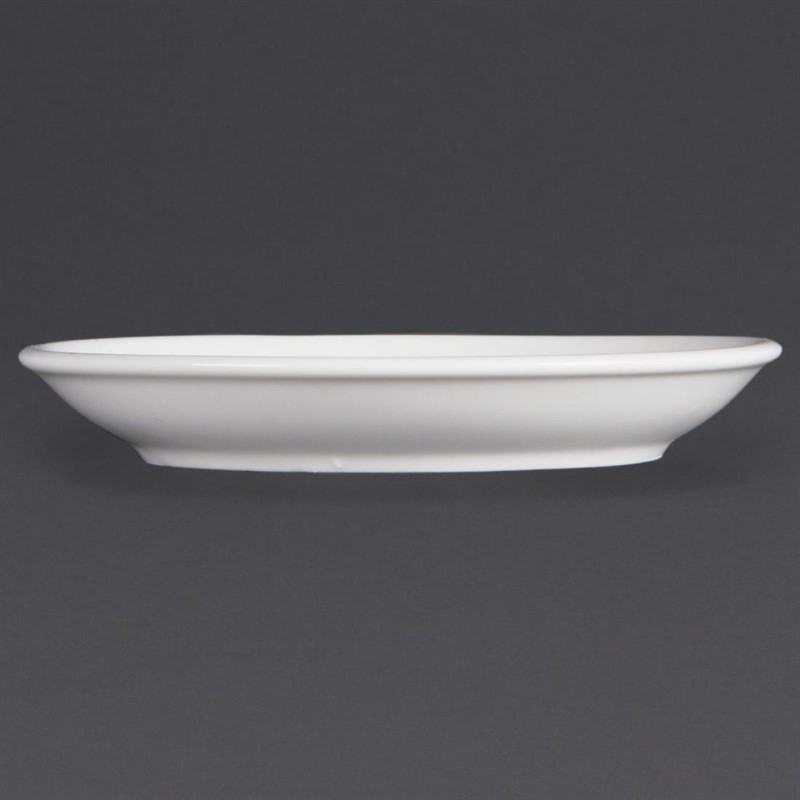  Olympia Soucoupe pour tasse &agrave; espresso empilable blanche Olympia 