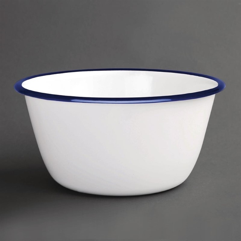  Olympia Saladier en acier &eacute;maill&eacute; 155mm lot de 6 