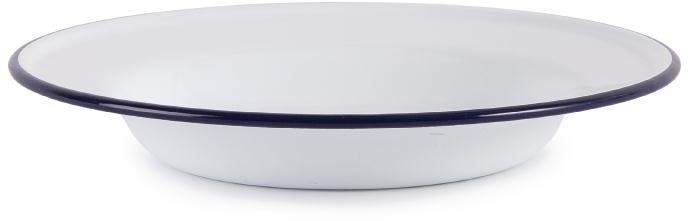  Olympia Assiette creuse en acier &eacute;maill&eacute; 245mm lot de 6 