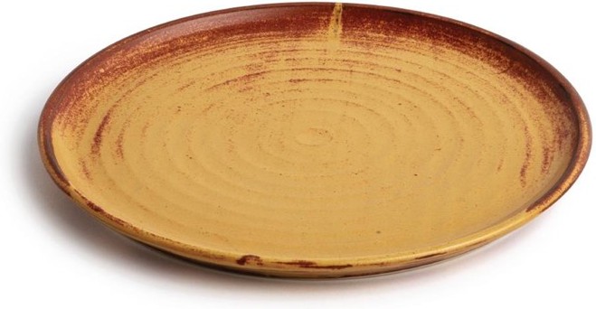  Olympia Assiettes plates terre de sienne Canvas 26,5 cm 