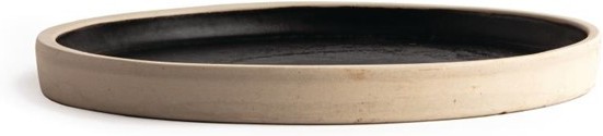  Olympia Assiettes plates bord droit noir mat Canvas 18 cm 