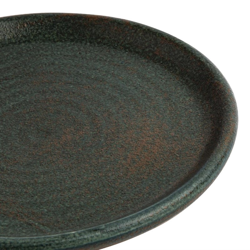  Olympia Assiettes plates vert bronze Canvas 18 cm 