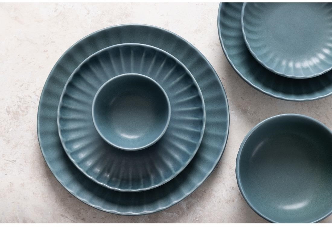 Olympia Bols profonds Corallite verts 105x55mm (lot de 12) 