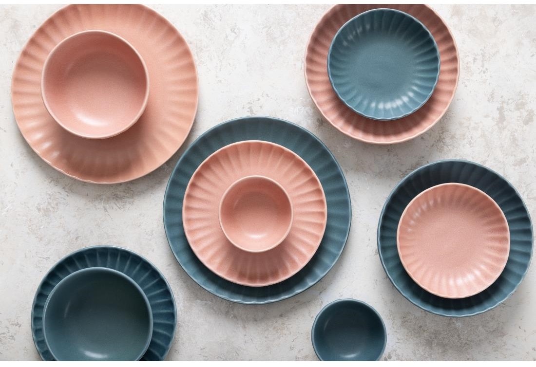 Olympia Bols profonds Corallite p&ecirc;che 105x55mm (lot de 12) 