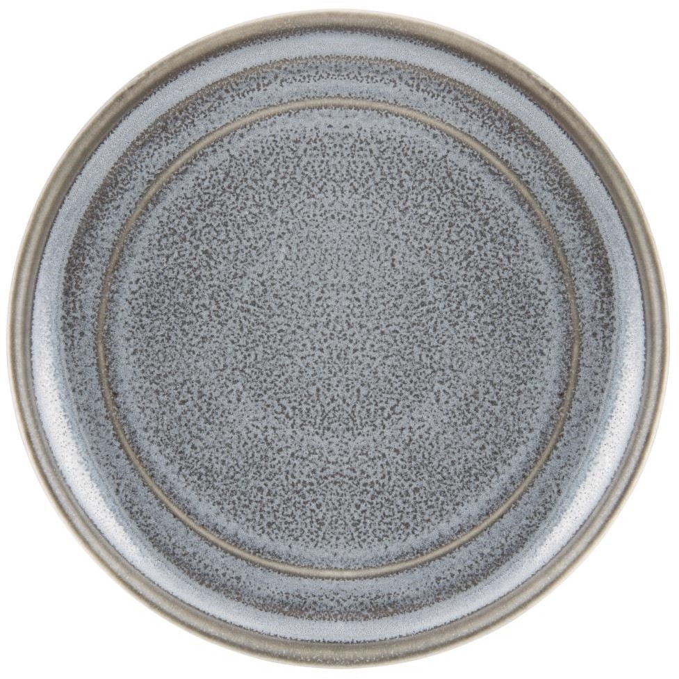  Olympia Assiettes plates rondes Cavolo anthracite 180mm (lot de 4) 