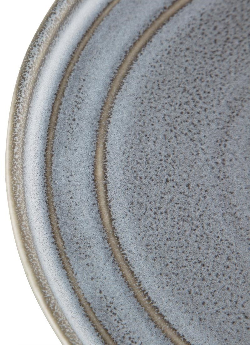  Olympia Assiettes plates rondes Cavolo anthracite 180mm (lot de 4) 