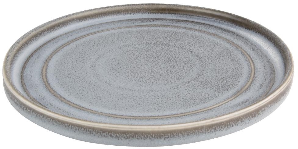  Olympia Assiettes plates rondes Cavolo anthracite 220mm (lot de 4) 