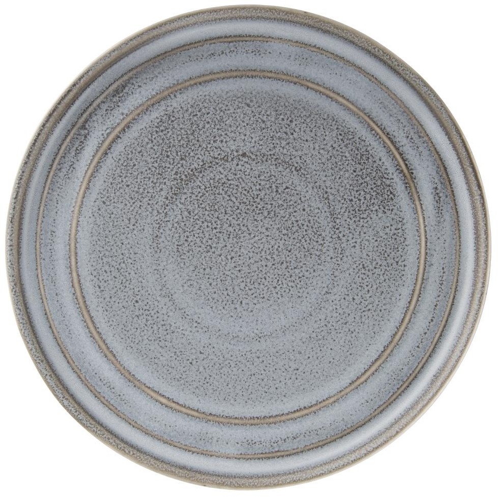  Olympia Assiettes plates rondes Cavolo anthracite 220mm (lot de 4) 