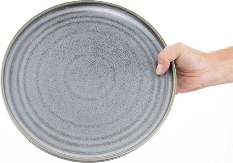  Olympia Assiettes plates rondes Cavolo anthracite 270mm (lot de 4) 