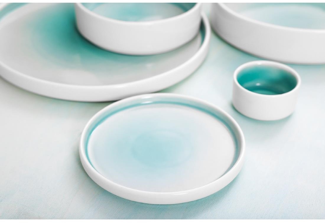  Olympia Assiettes Fondant vertes 270mm (lot de 4) 