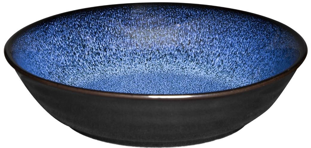  Olympia Bols plats Luna bleu nuit 210 mm (lot de 4) 