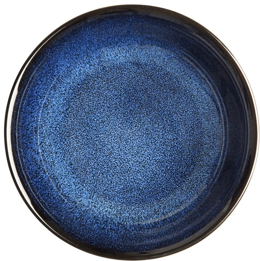  Olympia Bols plats Luna bleu nuit 210 mm (lot de 4) 