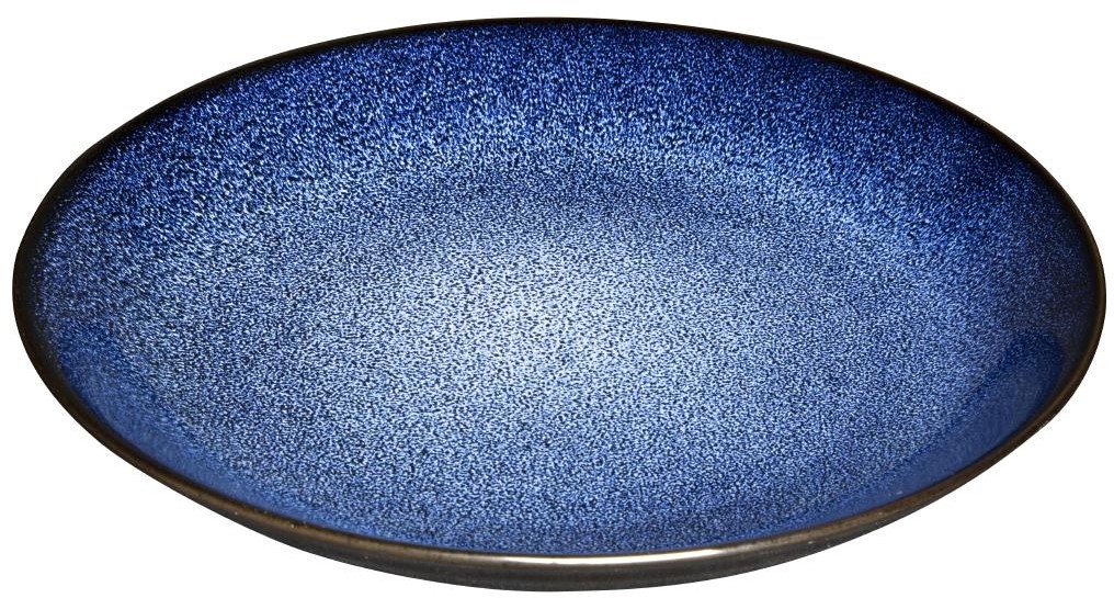  Olympia Assiettes creuses Luna bleu nuit 255 mm (lot de 4) 