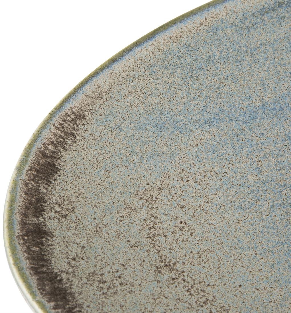  Olympia Assiettes triangulaires Ember Blue 250mm (lot de 6) 